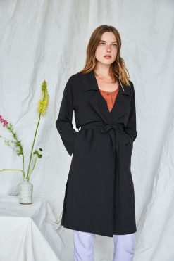 Vestes Et Vestons | Eve Gravel Trench Coat Bal Masque