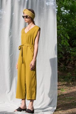 Jumpsuits | Eve Gravel Jumpsuit Citronnier